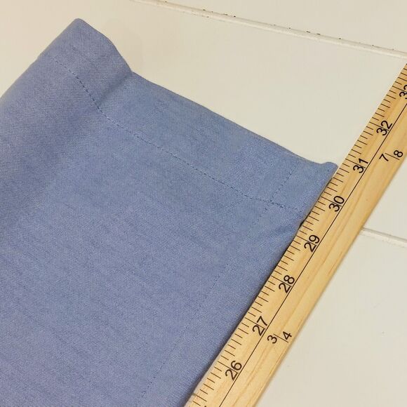 Talbots Women's 14 The Perfect Chino Pants Blue Full Length Cotton Inseam 30.5" - Picture 9 of 10